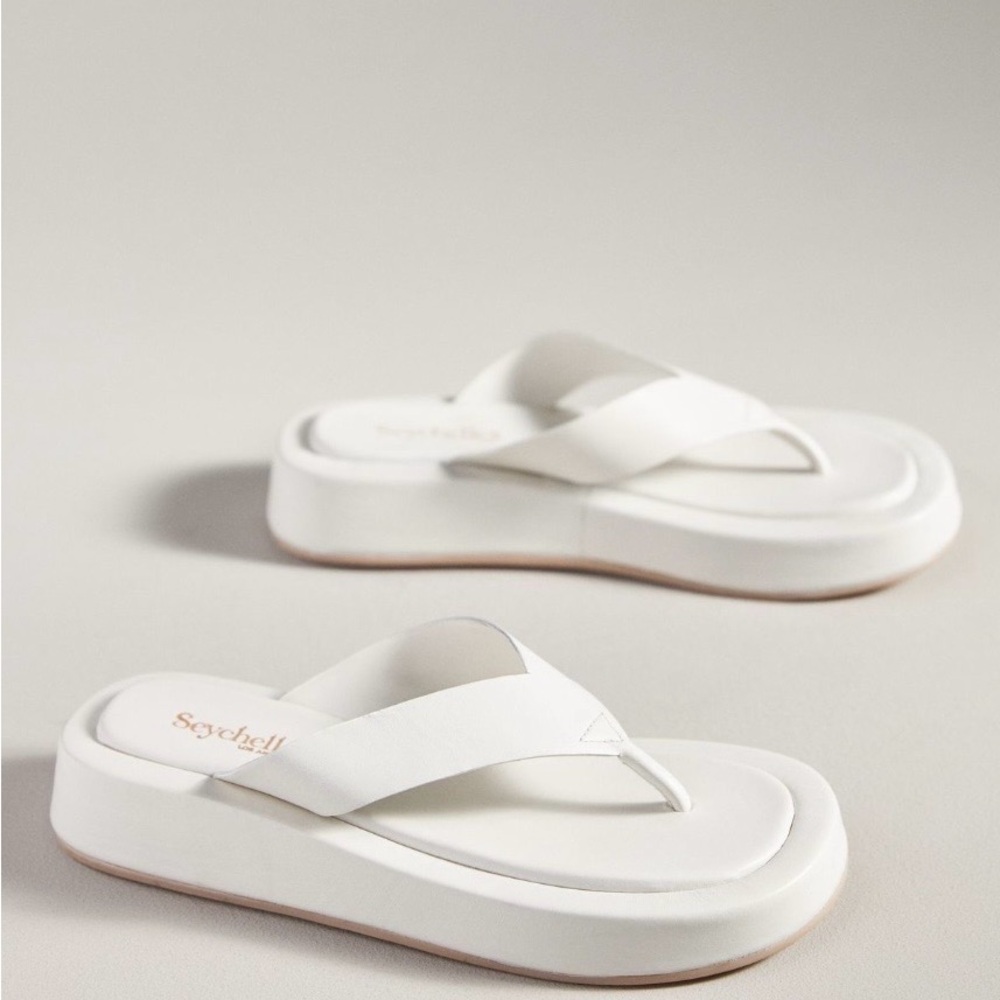 Seychelles Women's Cream Platform Sandals